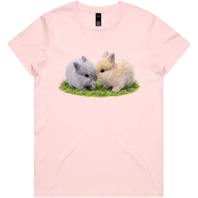 Rabbit Print T-Shirt – Pascal & Cookie | Cotton Tail Retreat