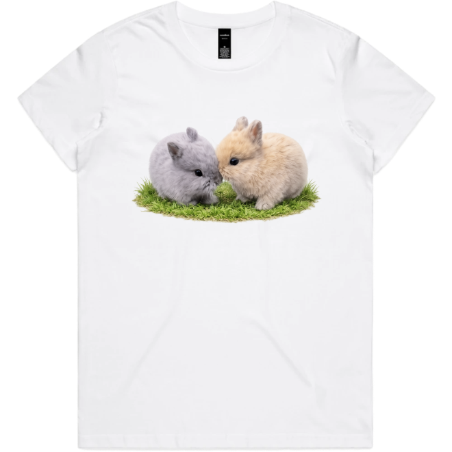 Rabbit Print T-Shirt – Pascal & Cookie | Cotton Tail Retreat