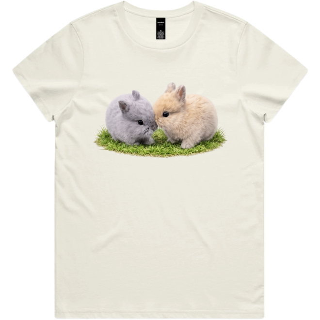 Rabbit Print T-Shirt – Pascal & Cookie | Cotton Tail Retreat