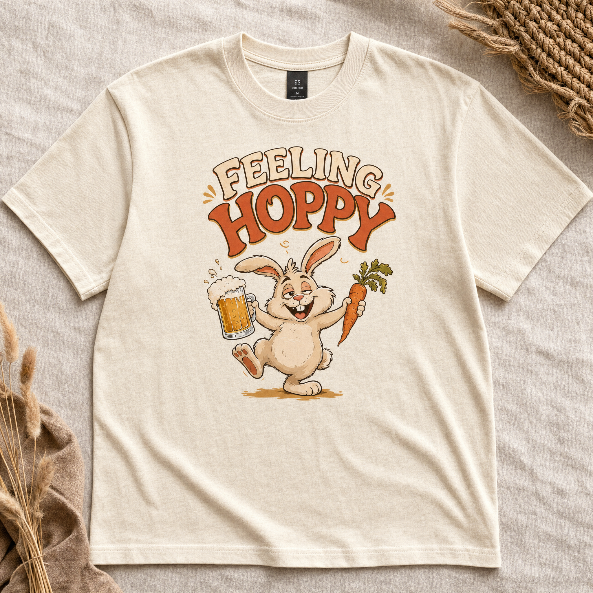 Feeling Hoppy tee – Ecru
