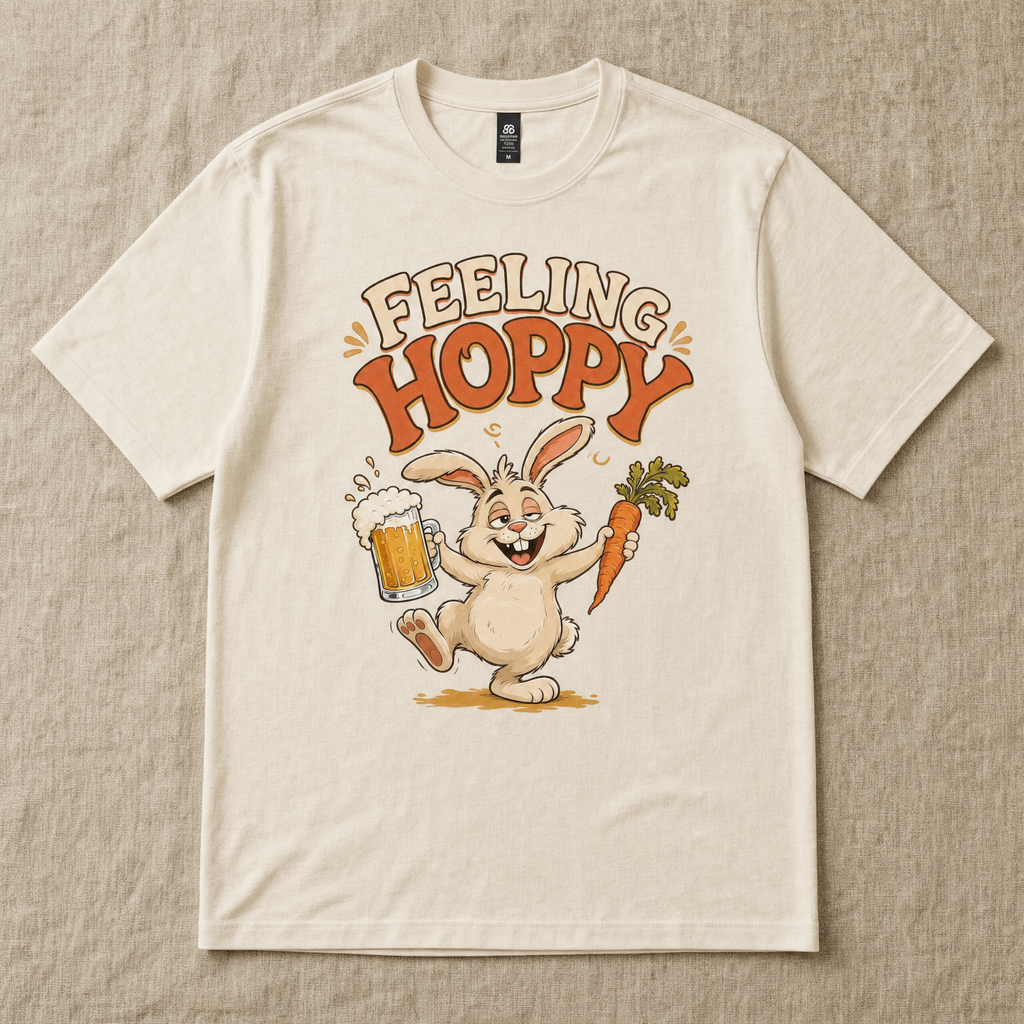 Feeling Hoppy tee – Natural