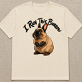 I Run This Burrow tee – Natural