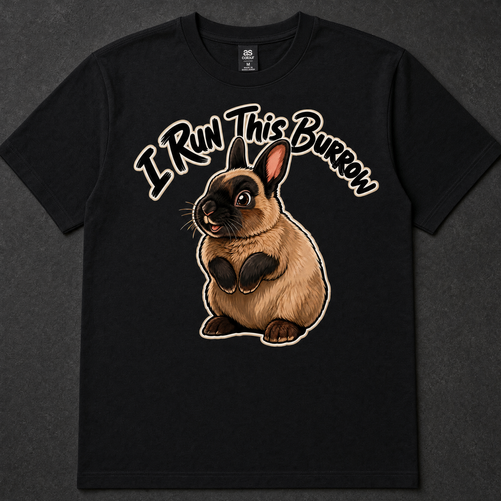I Run This Burrow tee – Black