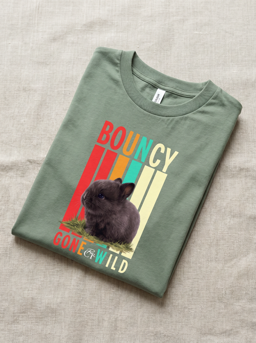 Bouncy Gone Wild Tee - Sage