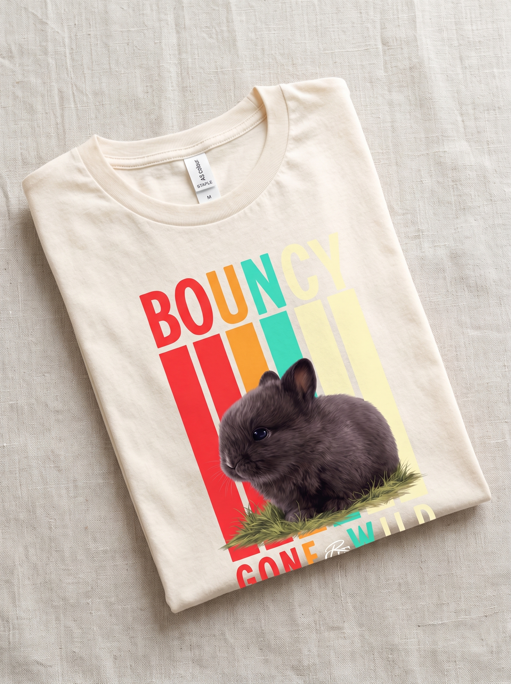 Bouncy Gone Wild Tee - Natural