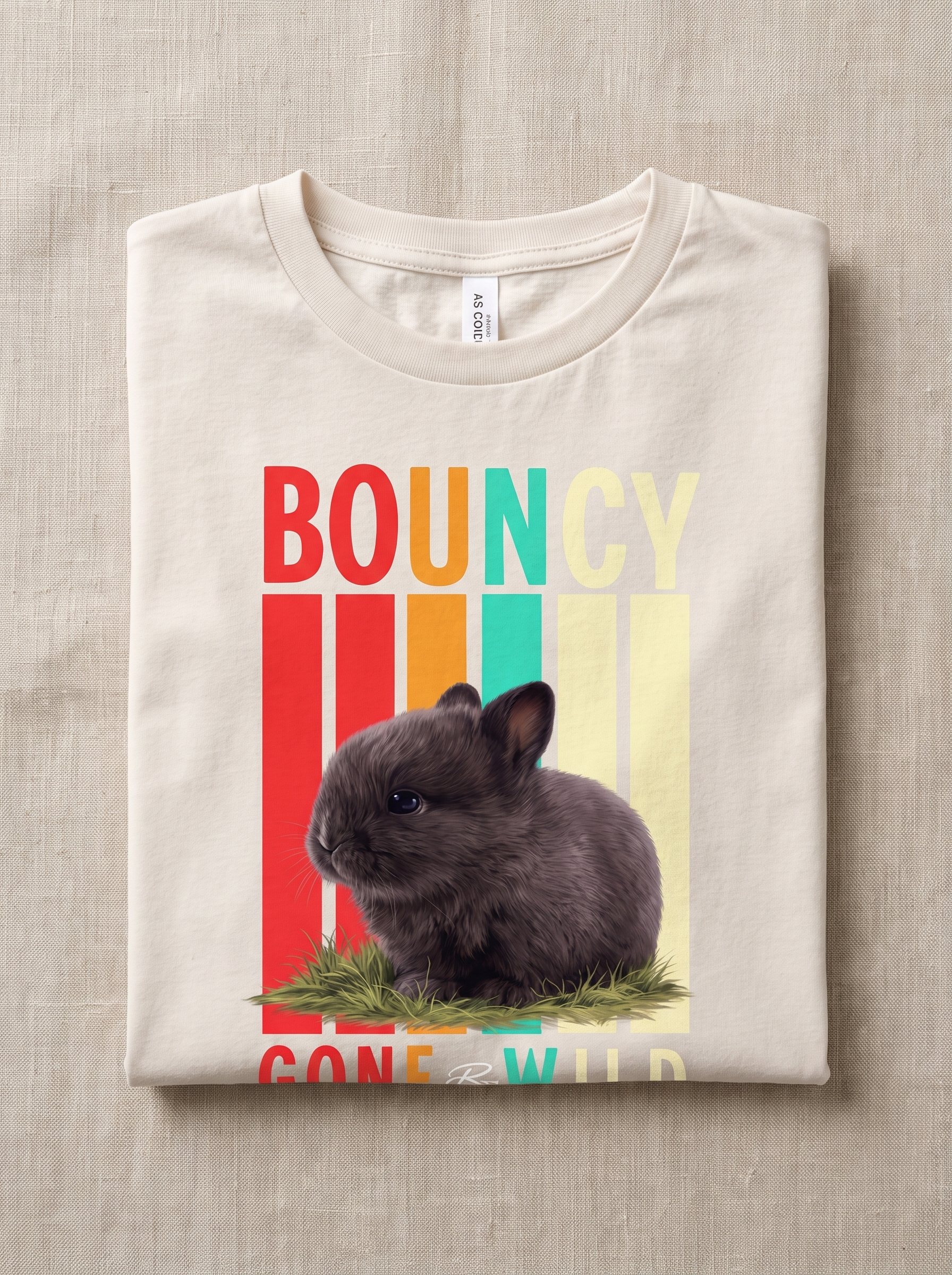 Bouncy Gone Wild Tee - Ecru