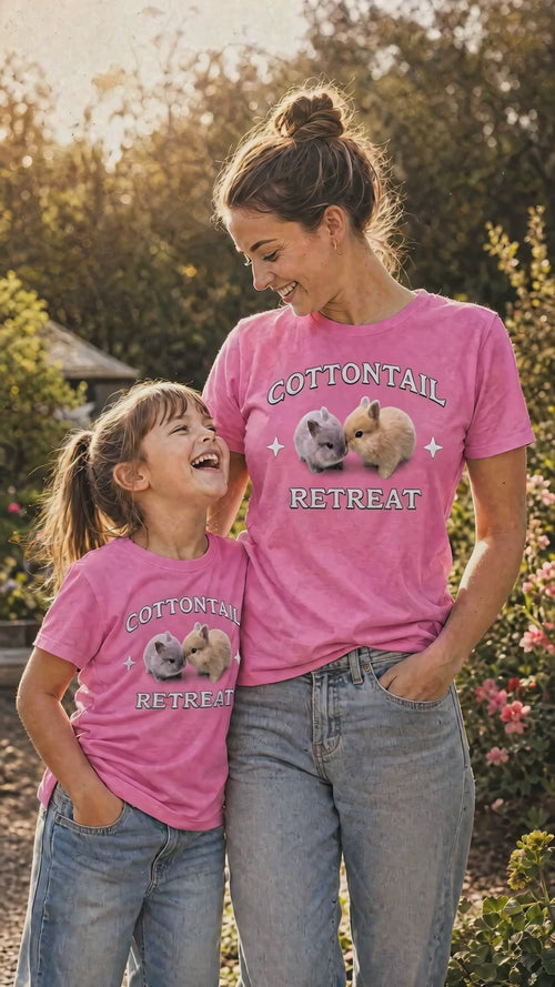 Matching mum + mini in the Cottontail Duo tee
